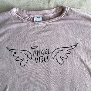 Girls’ Zara Oversized Long-Sleeve T-Shirt